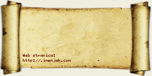 Jadranka Pribićević vizit kartica